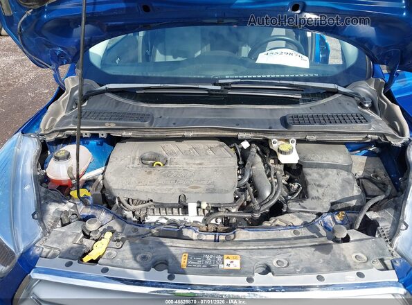 1FMCU9GD8JUD31171 2018 FORD ESCAPE Blue უკანა ხედი