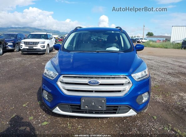 1FMCU9GD8JUD31171 2018 FORD ESCAPE Blue უკანა სალონის ხედი