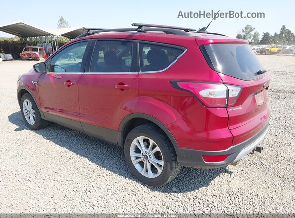 1FMCU9GD8JUD37892 2018 FORD ESCAPE Red უკანა მარცხენა