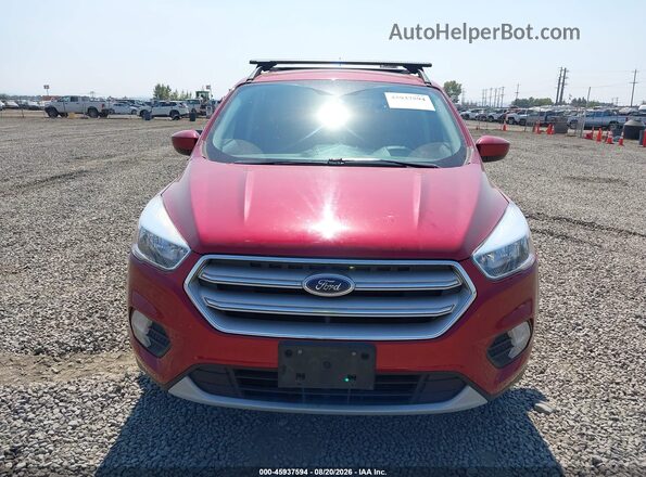 1FMCU9GD8JUD37892 2018 FORD ESCAPE Red წინა ხედი