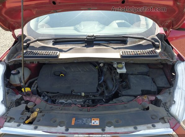 1FMCU9GD8JUD37892 2018 FORD ESCAPE Red უკანა ხედი