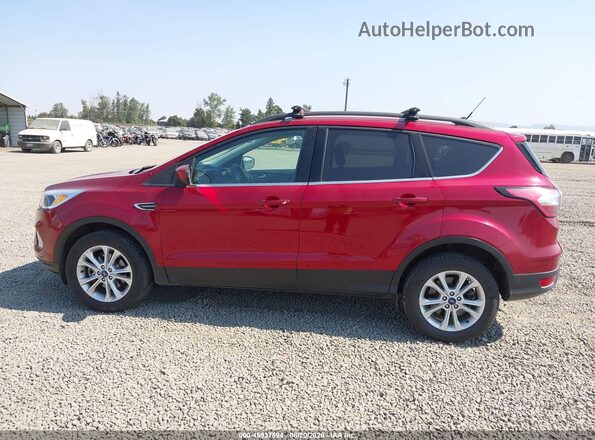 1FMCU9GD8JUD37892 2018 FORD ESCAPE Red სალონის 360-გრადუსიანი ხედი