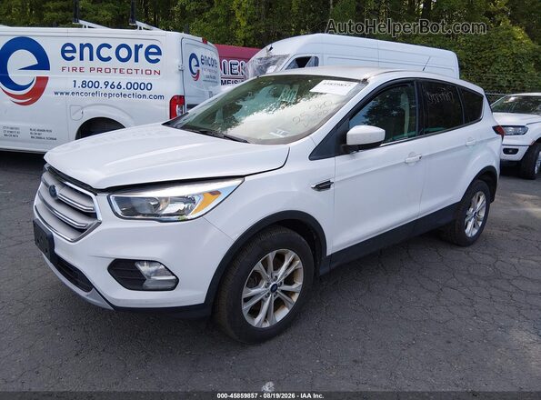 1FMCU9GD8KUA66477 2019 FORD ESCAPE White წინა მარცხენა ხედი სამი მეოთხედიდან