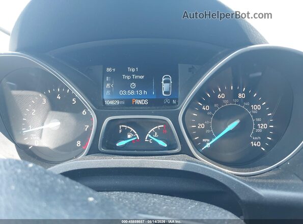 1FMCU9GD8KUA66477 2019 FORD ESCAPE White უკანა სავარძლების ხედი