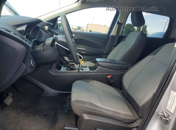 1FMCU9GD8KUA93923 2019 FORD ESCAPE Silver Widok wnętrza z przodu