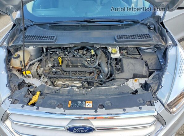 1FMCU9GD8KUA93923 2019 FORD ESCAPE Silver Widok komory silnika