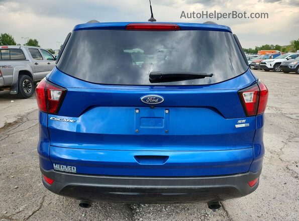 1FMCU9GD8KUB03530 2019 FORD ESCAPE Синий Вид сзади