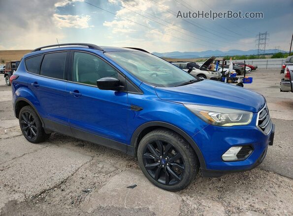 1FMCU9GD8KUB03530 2019 FORD ESCAPE Синий Передняя правая четверть