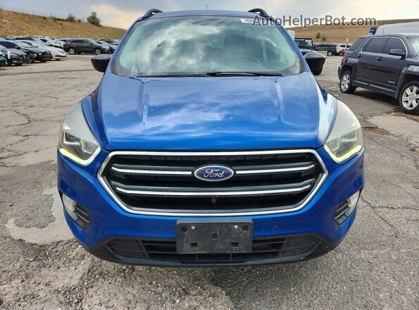 1FMCU9GD8KUB03530 2019 FORD ESCAPE Синий Вид спереди