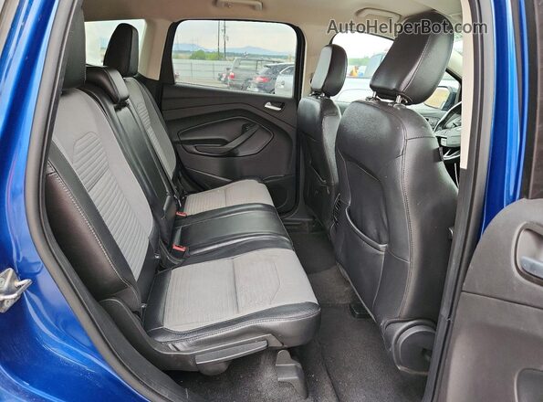 1FMCU9GD8KUB03530 2019 FORD ESCAPE Синий Вид задней части салона