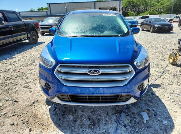 1FMCU9GD8KUB56292 2019 FORD ESCAPE Blue Widok z przodu