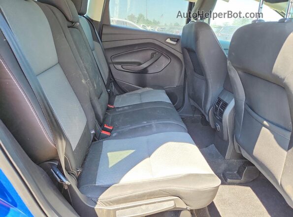 1FMCU9GD8KUB56292 2019 FORD ESCAPE Blue Widok wnętrza z tyłu