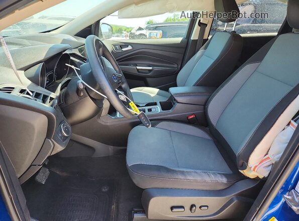 1FMCU9GD8KUB56292 2019 FORD ESCAPE Blue Widok wnętrza z przodu