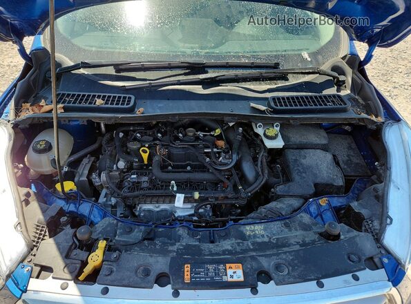 1FMCU9GD8KUB56292 2019 FORD ESCAPE Blue Widok komory silnika