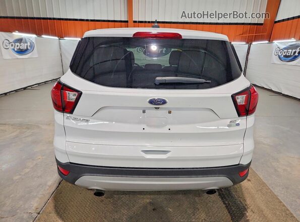1FMCU9GD8KUC11596 2019 FORD ESCAPE White Vista trasera