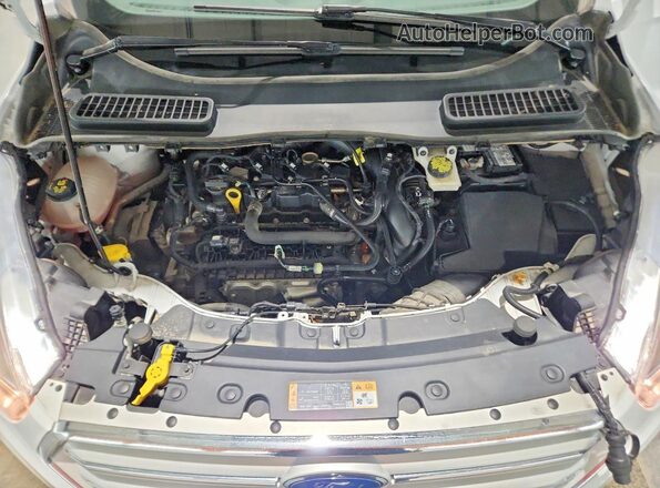 1FMCU9GD8KUC11596 2019 FORD ESCAPE White Vista del compartimento del motor