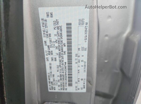 1FMCU9GD9HUD98744 2017 FORD ESCAPE Silver Вид підкапотного простору