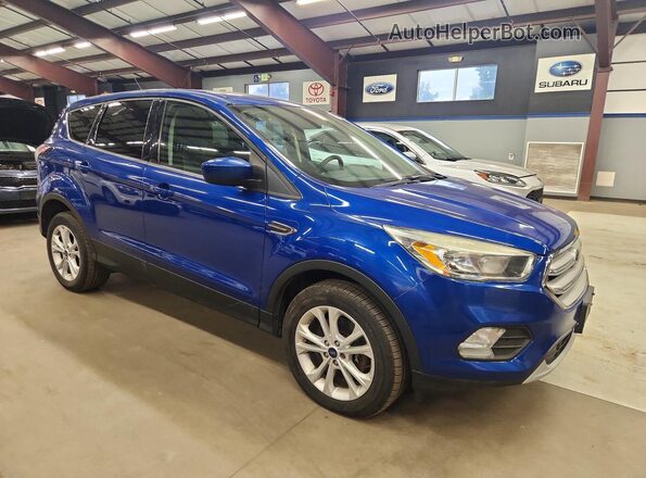 1FMCU9GD9HUD99053 2017 FORD ESCAPE Синий Передняя правая четверть