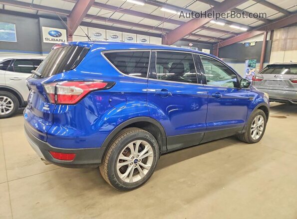 1FMCU9GD9HUD99053 2017 FORD ESCAPE Синий Задняя правая четверть