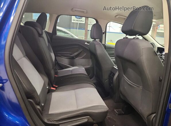 1FMCU9GD9HUD99053 2017 FORD ESCAPE Синий Вид задней части салона