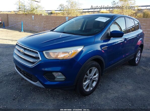 1FMCU9GD9HUE50230 2017 FORD ESCAPE Blue Передня ліва чверть