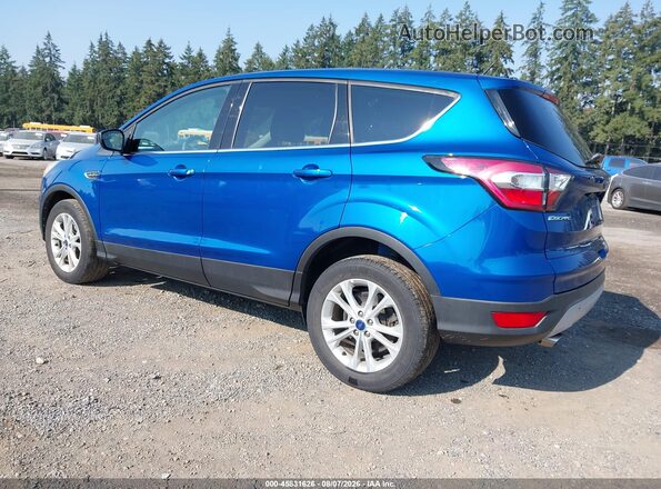 1FMCU9GD9HUE50342 2017 FORD ESCAPE Blue Trasero izquierdo