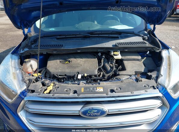 1FMCU9GD9HUE50342 2017 FORD ESCAPE Blue Vista trasera