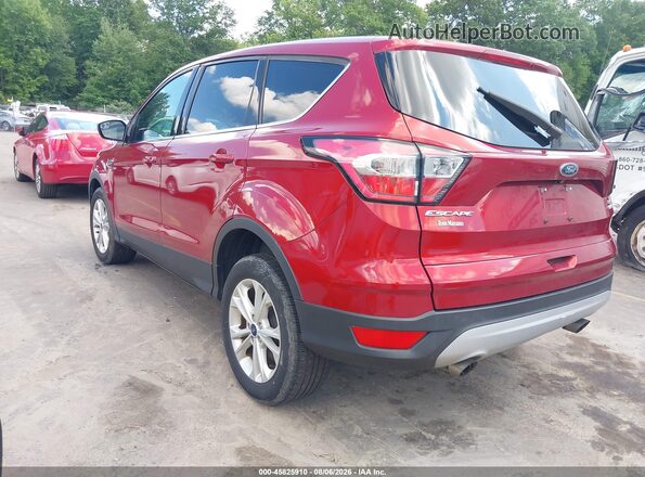 1FMCU9GD9HUE62992 2017 FORD ESCAPE Красный Задняя левая четверть