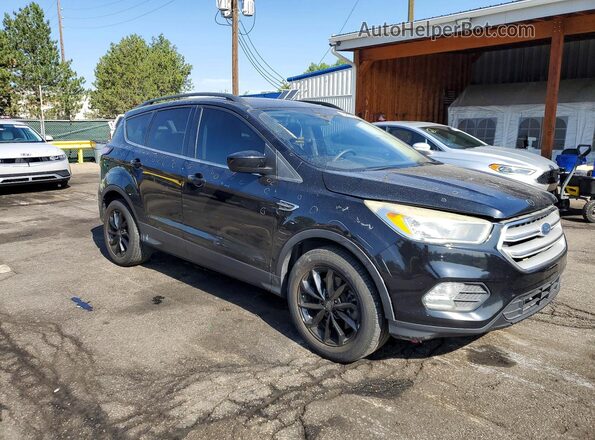 1FMCU9GD9JUA05041 2018 FORD ESCAPE Black Передня права чверть