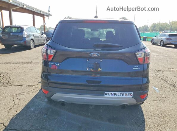 1FMCU9GD9JUA05041 2018 FORD ESCAPE Black Вид ззаду