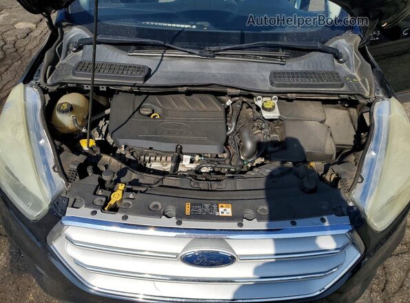 1FMCU9GD9JUA05041 2018 FORD ESCAPE Black Вид задньої частини салону