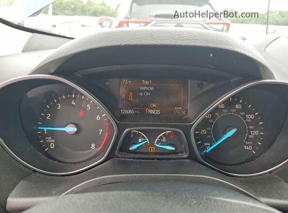 1FMCU9GD9JUB33232 2018 FORD ESCAPE Blue Սարքավորումների վահանակի տեսք