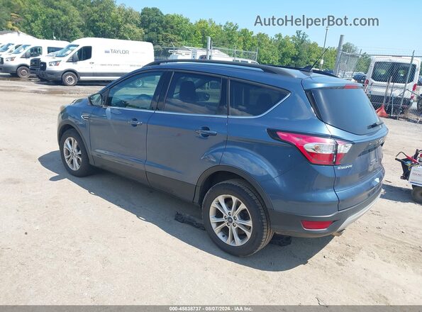 1FMCU9GD9JUB98002 2018 FORD ESCAPE Blue Tył lewy