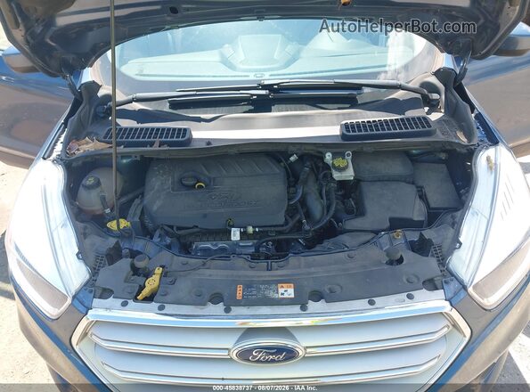 1FMCU9GD9JUB98002 2018 FORD ESCAPE Blue Widok z tyłu