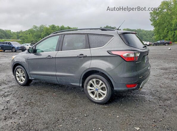 1FMCU9GD9JUC43908 2018 FORD ESCAPE Gray Задня ліва чверть