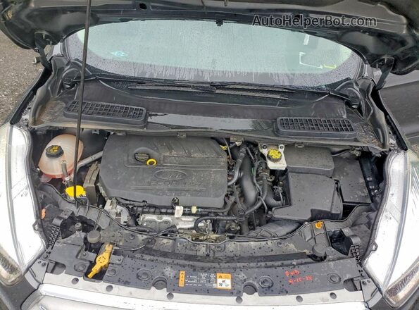 1FMCU9GD9JUC43908 2018 FORD ESCAPE Gray Вид підкапотного простору
