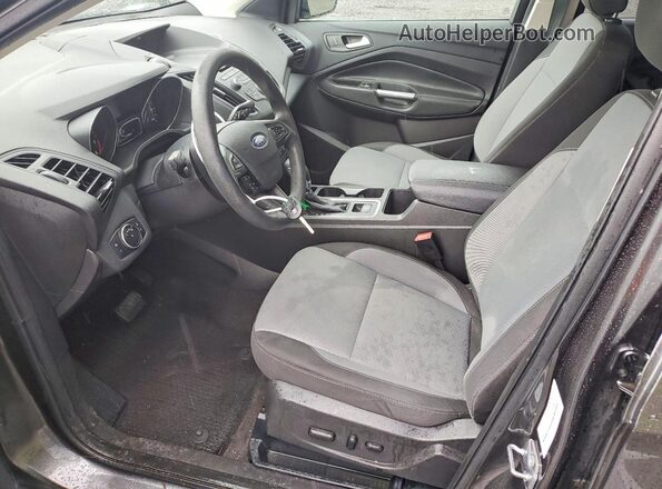 1FMCU9GD9JUC43908 2018 FORD ESCAPE Gray Вид салону спереду
