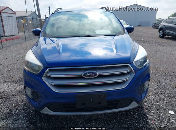1FMCU9GD9JUD08823 2018 FORD ESCAPE Blue ხელსაწყოთა პანელის ხედი