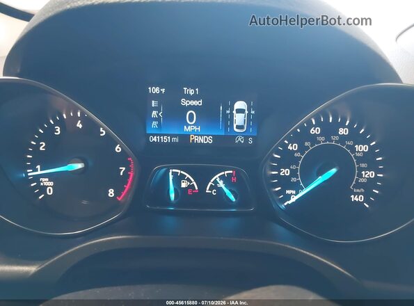 1FMCU9GD9KUA65810 2019 FORD ESCAPE Black Widok tylnych siedzeń