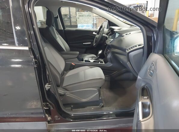 1FMCU9GD9KUA65810 2019 FORD ESCAPE Black Widok wnętrza z przodu