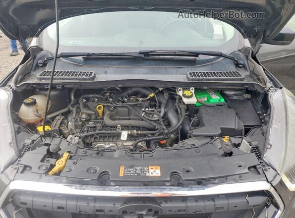 1FMCU9GD9KUA95776 2019 FORD ESCAPE Charcoal Vista del compartimento del motor