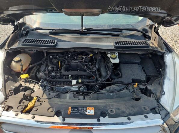 1FMCU9GD9KUA96958 2019 FORD ESCAPE Gray Widok komory silnika