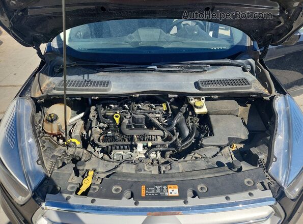 1FMCU9GD9KUB03777 2019 FORD ESCAPE Black Rear interior view