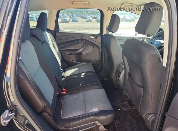 1FMCU9GD9KUB03777 2019 FORD ESCAPE Black Rear seats view