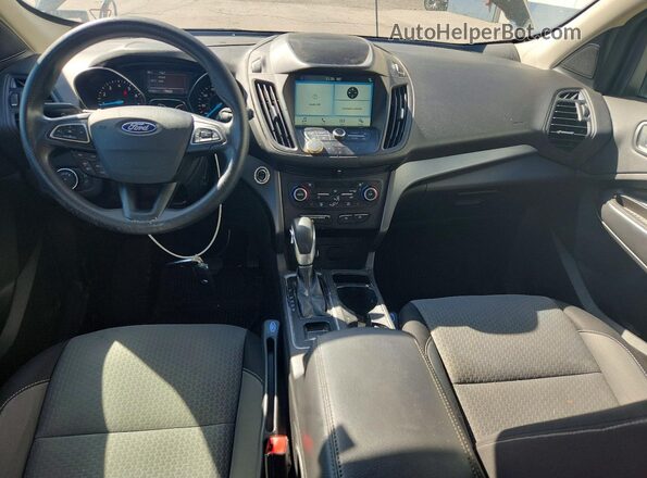 1FMCU9GD9KUB03777 2019 FORD ESCAPE Black Dashboard view