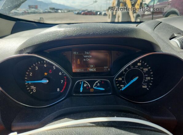 1FMCU9GD9KUB03777 2019 FORD ESCAPE Black Instrument cluster view