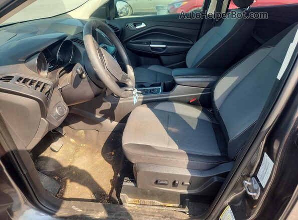 1FMCU9GD9KUB30526 2019 FORD ESCAPE Gray წინა სალონის ხედი