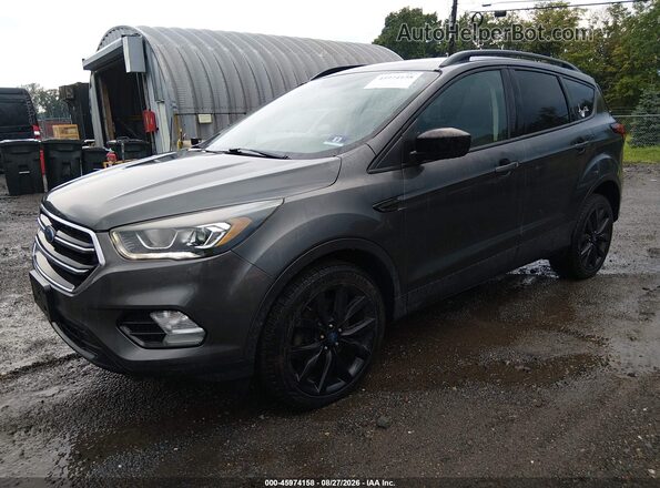 1FMCU9GD9KUB43048 2019 FORD ESCAPE Gray Vista tres cuartos delantera izquierda