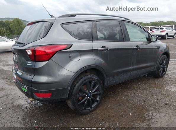 1FMCU9GD9KUB43048 2019 FORD ESCAPE Gray Trasero derecho