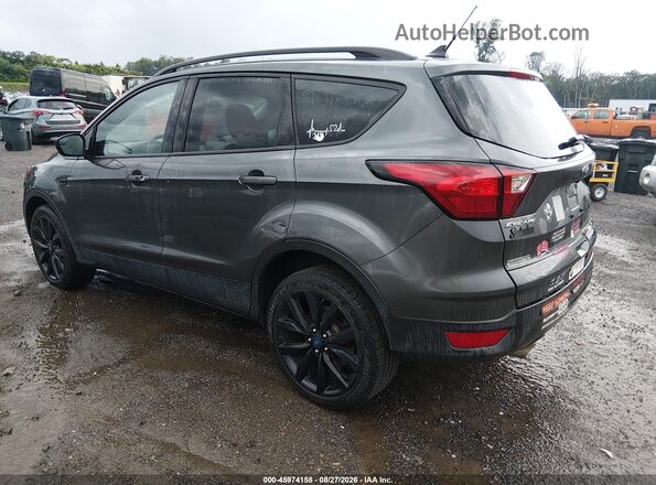 1FMCU9GD9KUB43048 2019 FORD ESCAPE Gray Trasero izquierdo